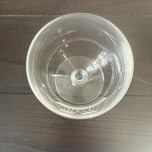 2 Ship Seagulls Etched Wine Glasses France 5" Vintage Nautical Sea Decor Dining - Picture 6 of 7